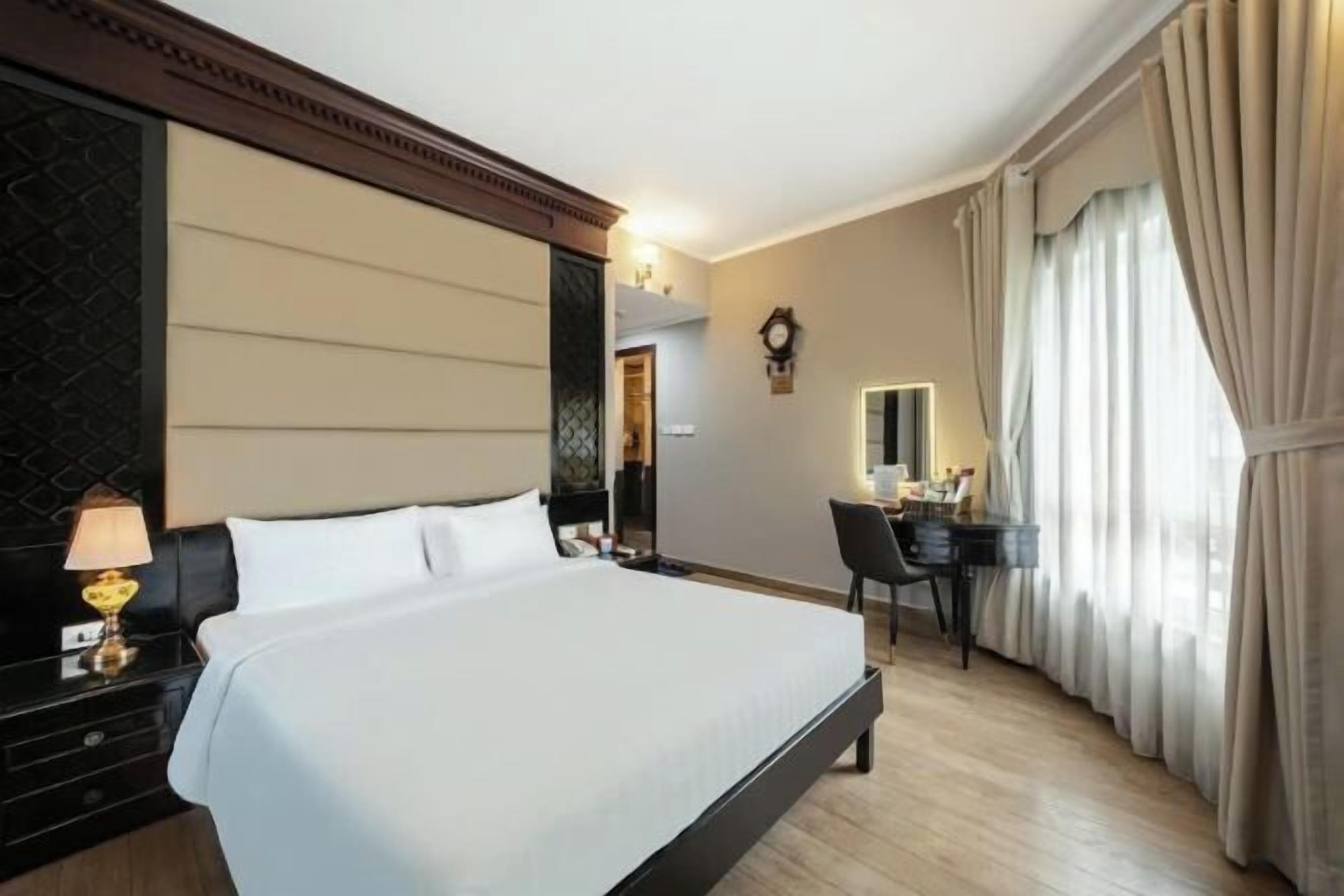 Een minibar, een kluis op de kamer, verduisterende gordijnen