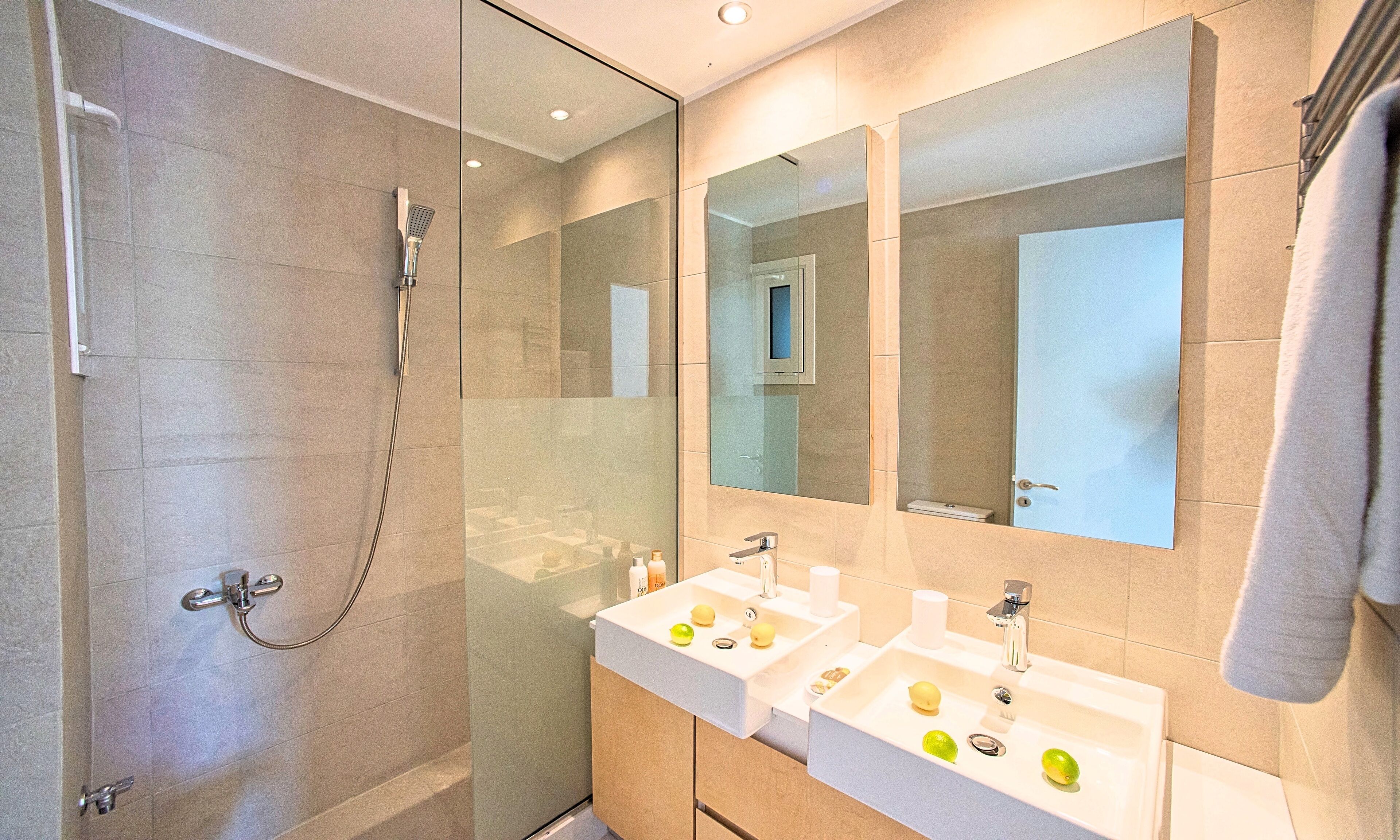 family suite, 2 bedrooms, garden view | bathroom | shower, rainfall showerhead, designer toiletries, hair dryer