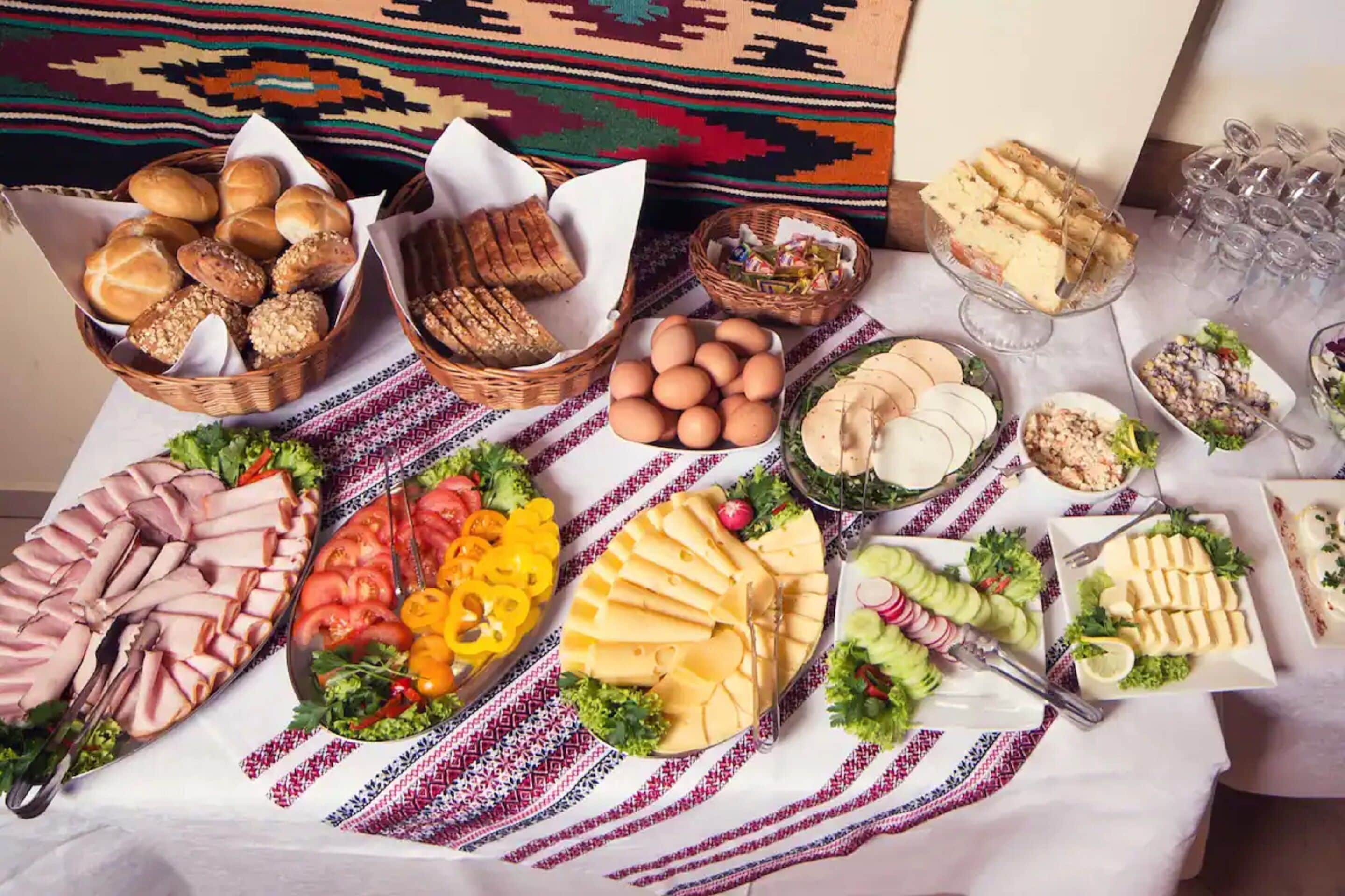 daily continental breakfast (pln 200 per person)