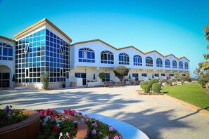 Façana frontal de l'allotjament