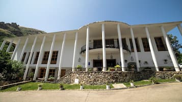 Voorkant van accommodatie