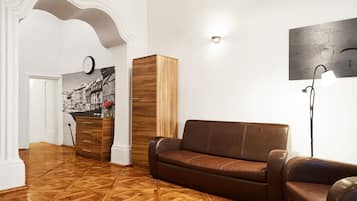 Individually decorated, individually furnished, iron/ironing board