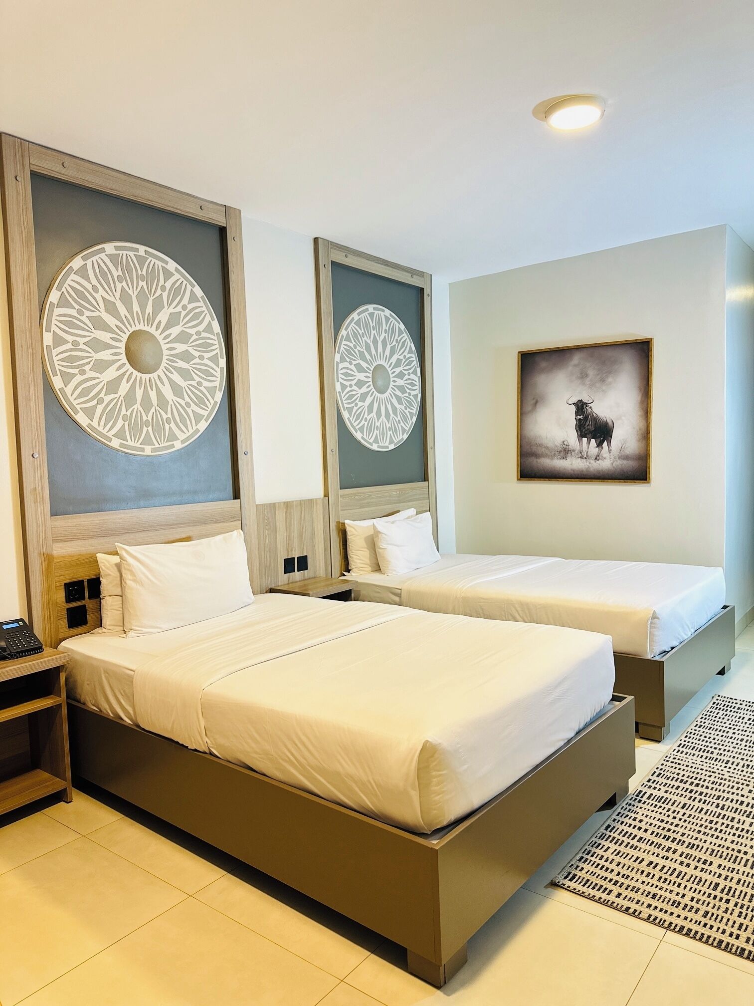 Standard Twin Room, 2 Single Beds | Frette Italian sheets, premium bedding, in-room safe