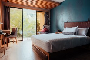 Dobbeltrom – standard | Italienske Frette-laken, sengetøy av topp kvalitet og safe på rommet