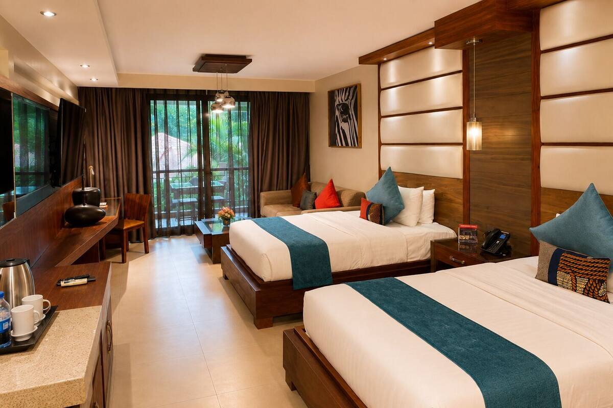 Executive Twin Room | Frette Italian sheets, premium bedding, in-room safe, desk