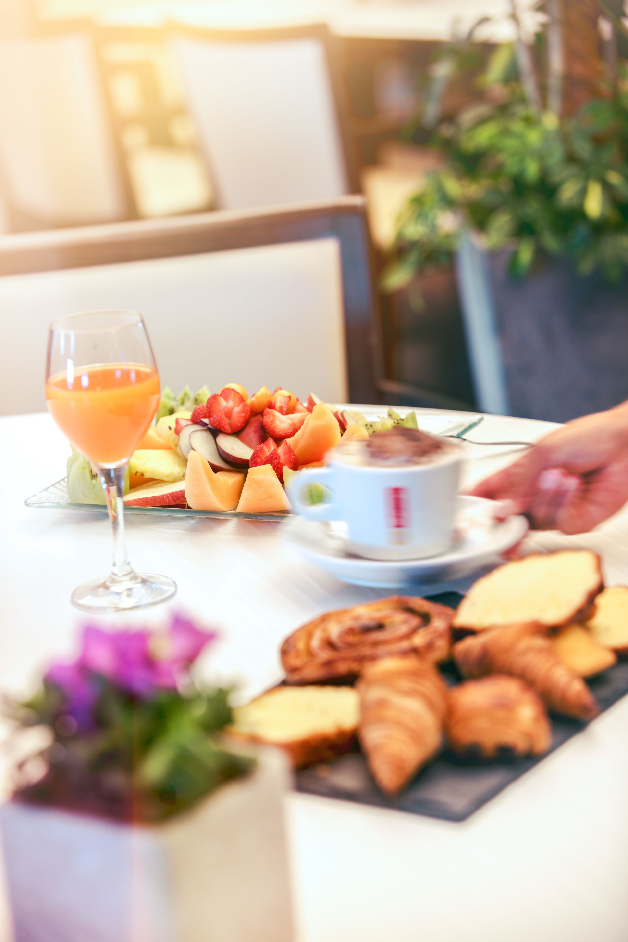 Daily buffet breakfast (EUR 15 per person)