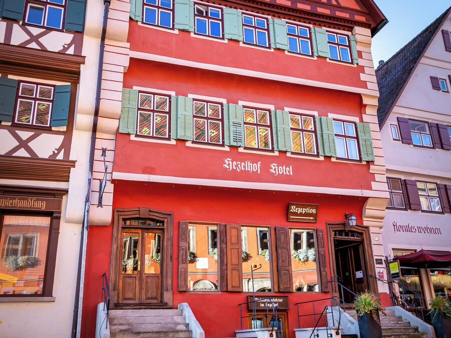 Fassade der Unterkunft