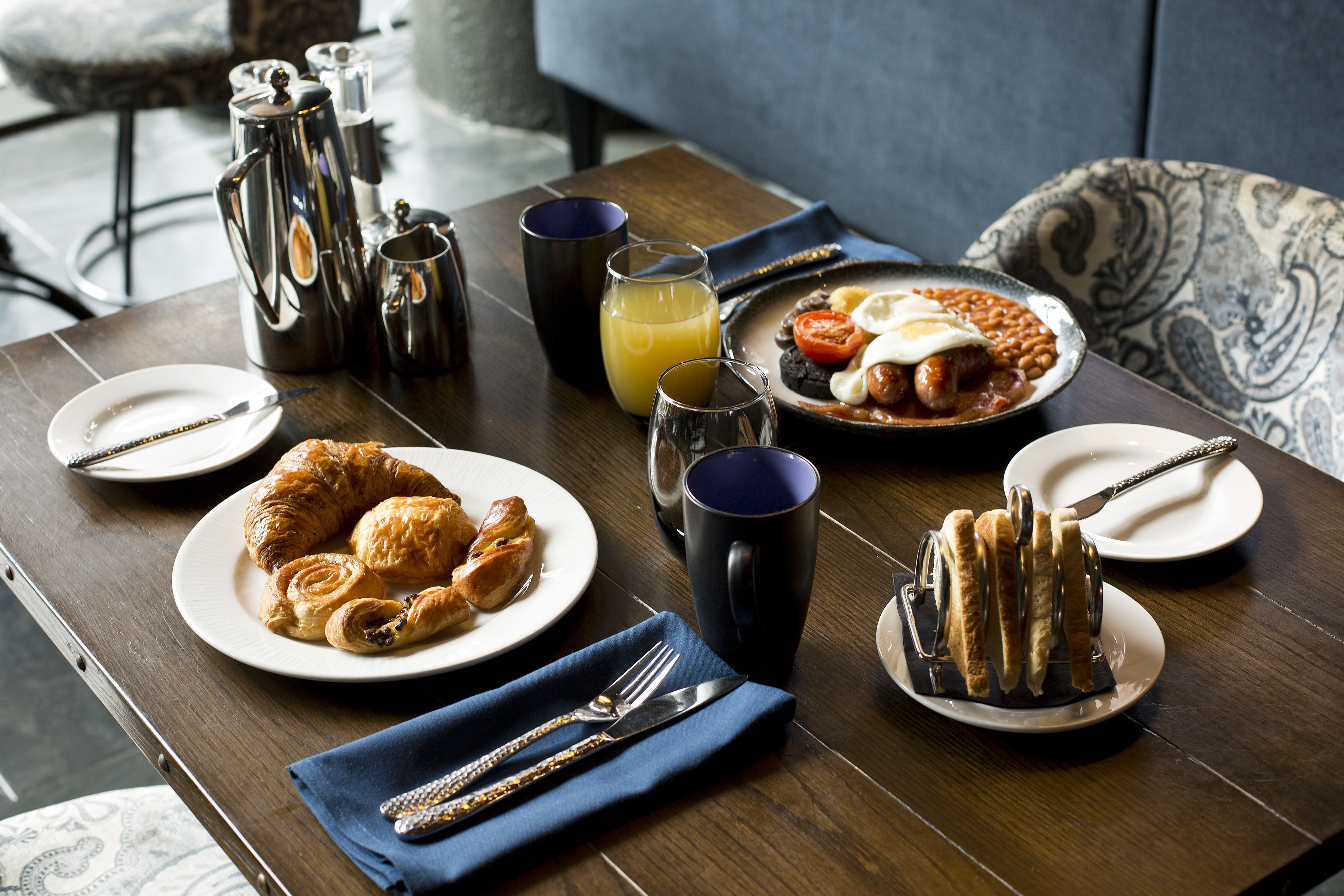 daily continental breakfast (gbp 18.00 per person)