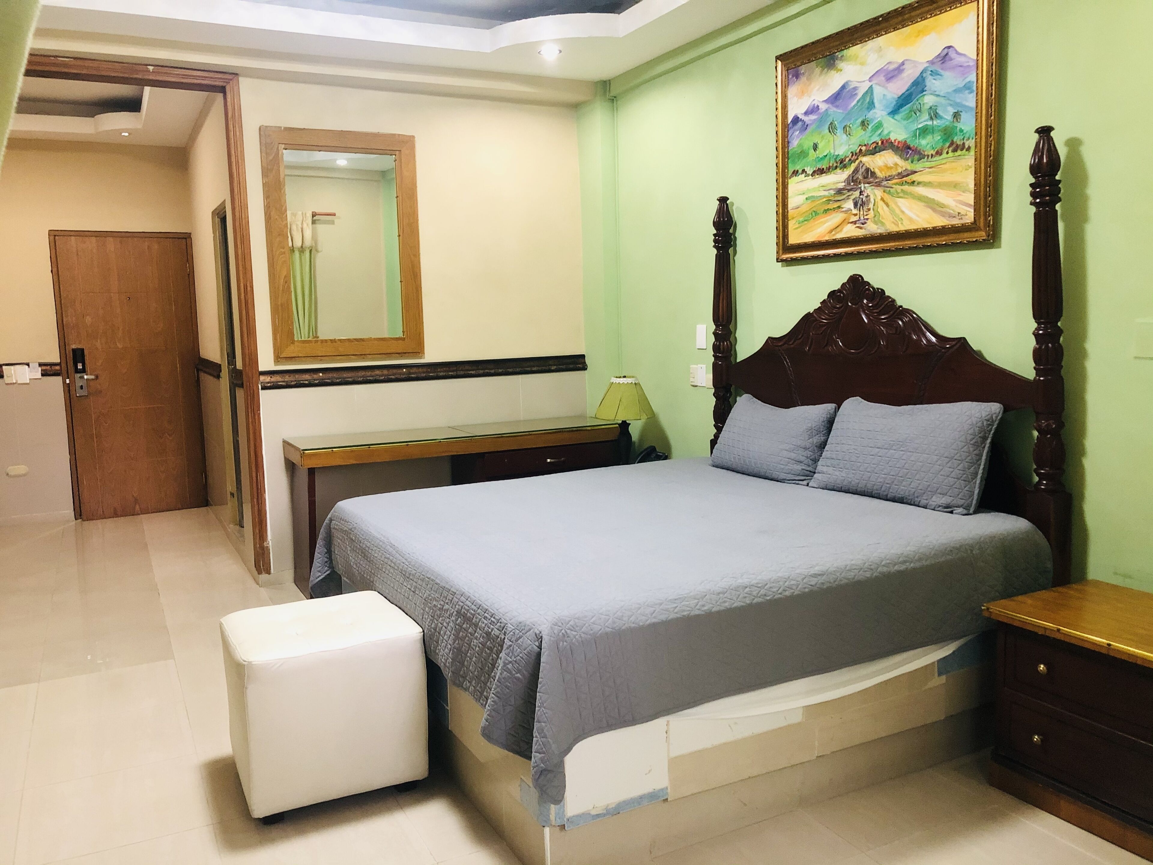 Pillow-top beds, in-room safe, blackout curtains, soundproofing
