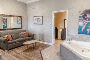 Habitación individual presidencial | Zona de estar | Una televisión