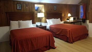 In-room safe, desk, bed sheets