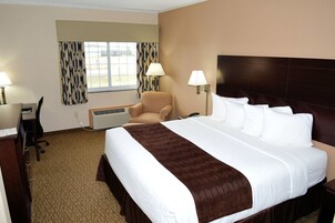 Standard King | Premium bedding, pillowtop beds, desk, iron/ironing board