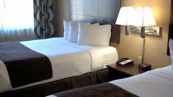 Standard Room | Premium bedding, pillow-top beds, desk, iron/ironing board