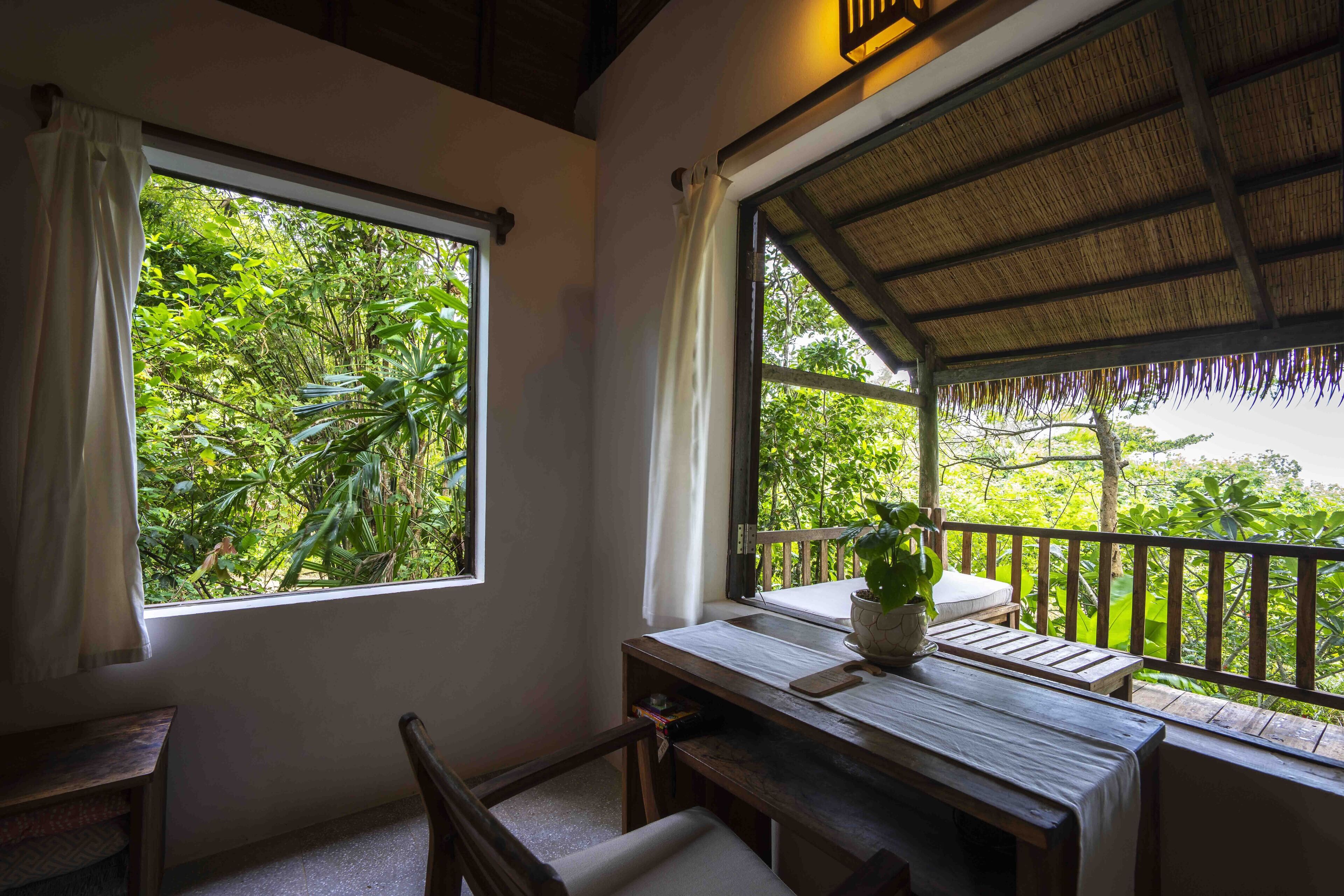 deluxe sea view plantation bungalow | view from room