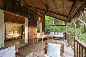 Deluxe Private Garden PLANTATION Bungalow | Ausblick vom Zimmer