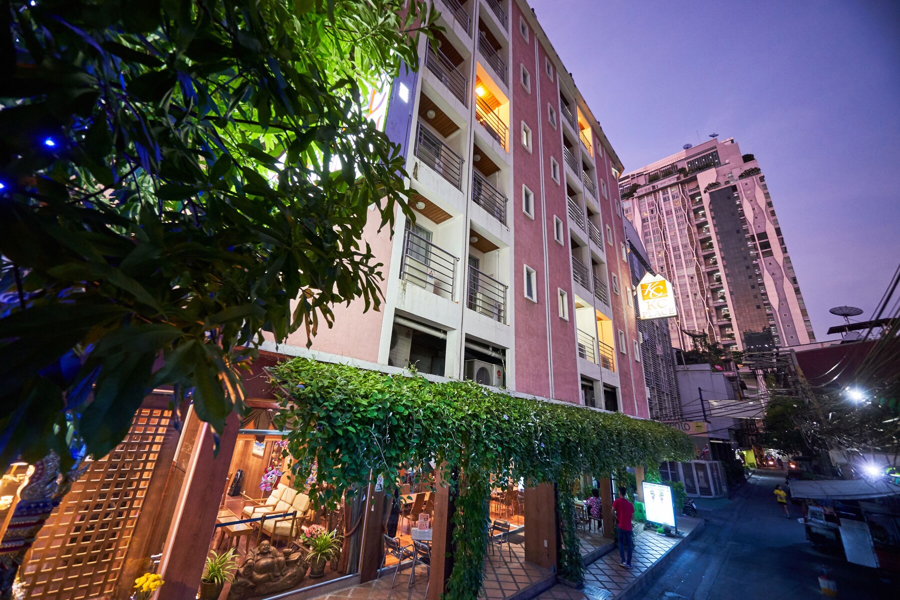 Front of property – evening/night