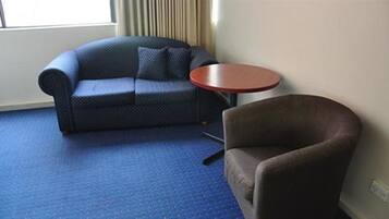 In-room safe, desk, blackout curtains, soundproofing