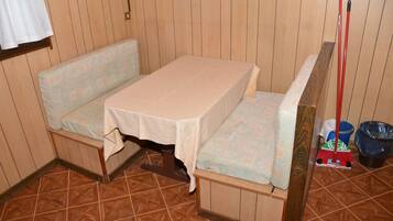 Opções para refeição no quarto