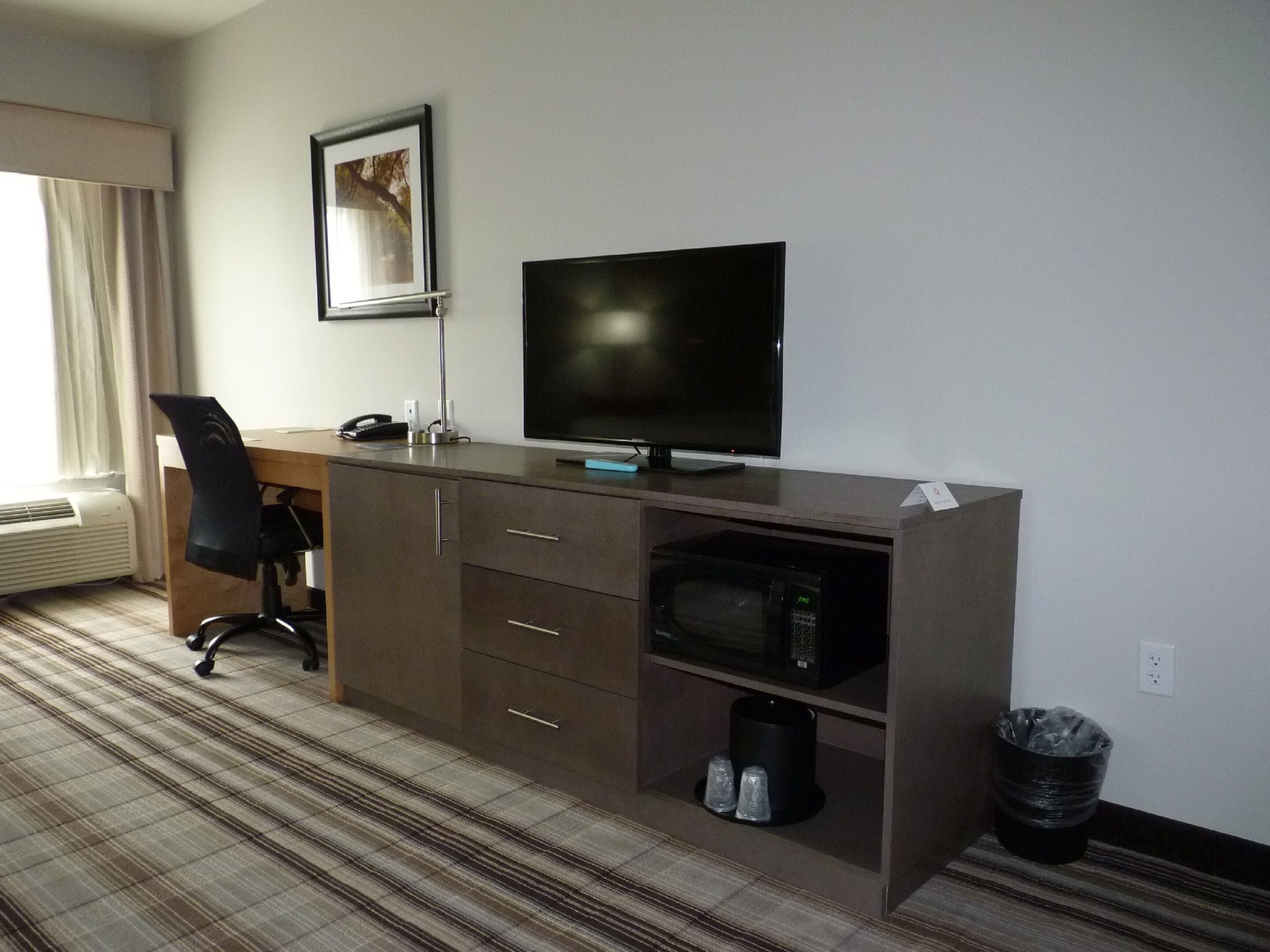 premium bedding, desk, soundproofing, iron/ironing board