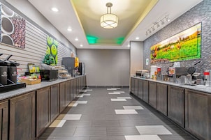 Free daily buffet breakfast