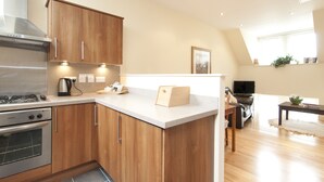 Apartment, 1 Bedroom | Private kitchen | Coffee/tea maker, full-sized fridge, microwave, dishwasher - Edinburgh Church Apartments (Edinburgh)