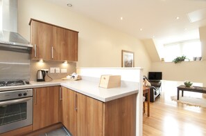 公寓, 1 间卧室 | 私人厨房 | 大冰箱、微波炉、洗碗机、茶具/咖啡用具