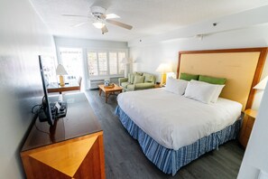 King Room with Water View, Balcony, Non-Smoking | Minibar, desk, iron/ironing board, rollaway beds - Pirate's Cove Resort & Marina (Stuart)