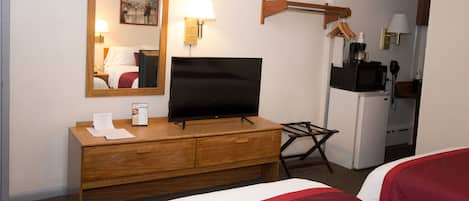 Standard Room, 2 Full Beds | Iron/ironing board, free cribs/infant beds, rollaway beds, free WiFi