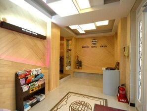 Interior entrance