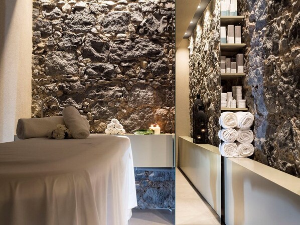 Couples treatment rooms, sauna, hot tub, steam room, Turkish bath