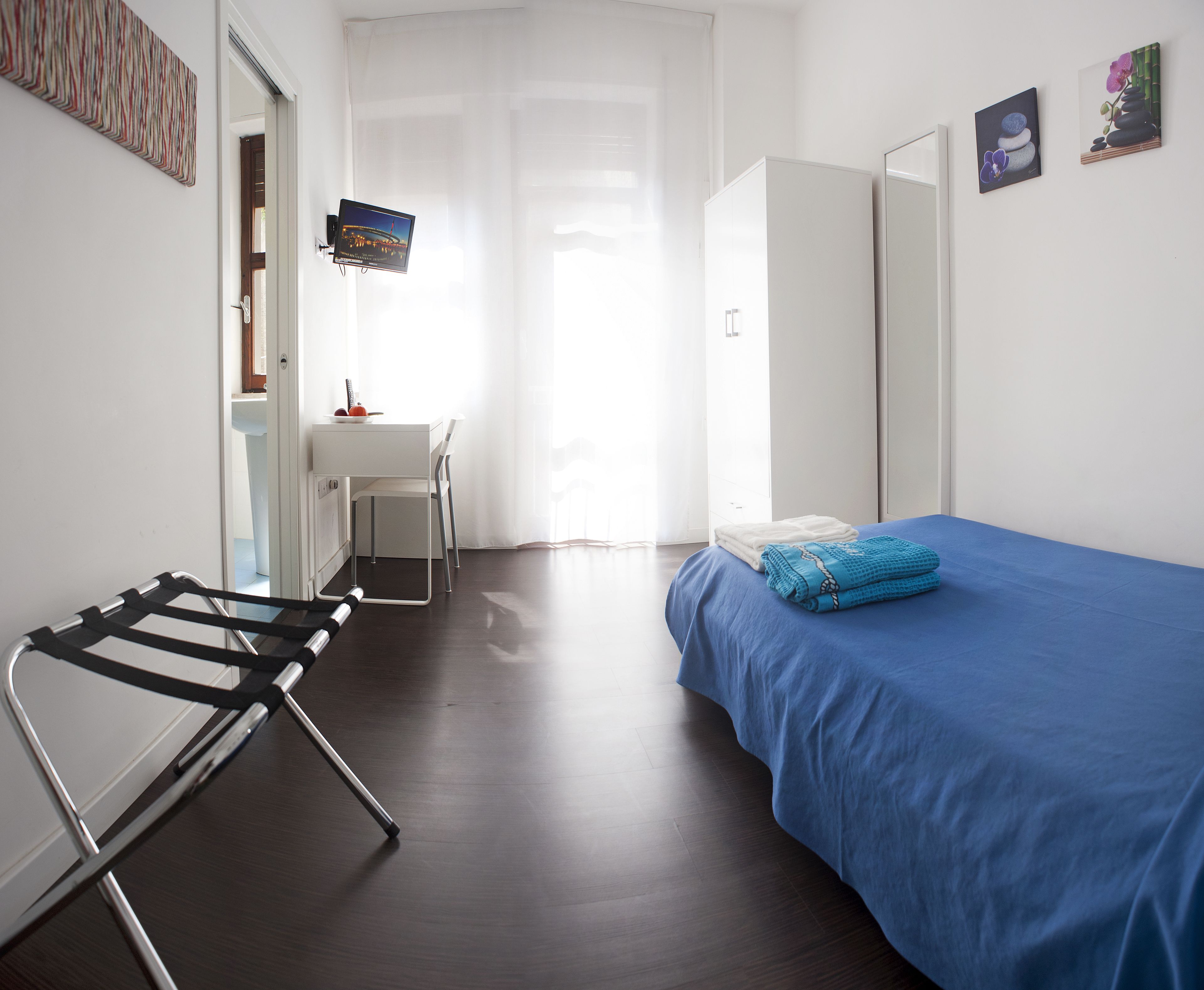 Chambre Double pour 1 personne | Bureau, chambres insonorisées, Wi-Fi gratuit, draps fournis