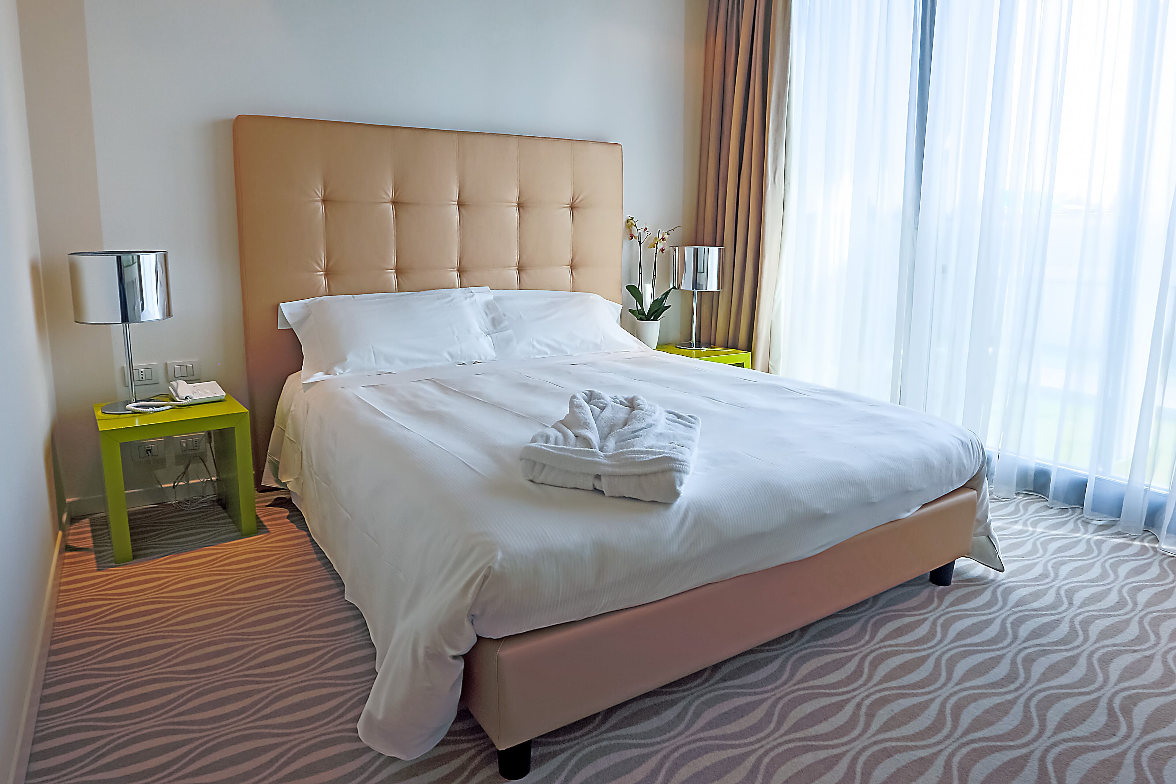 Down comforters, minibar, in-room safe, desk