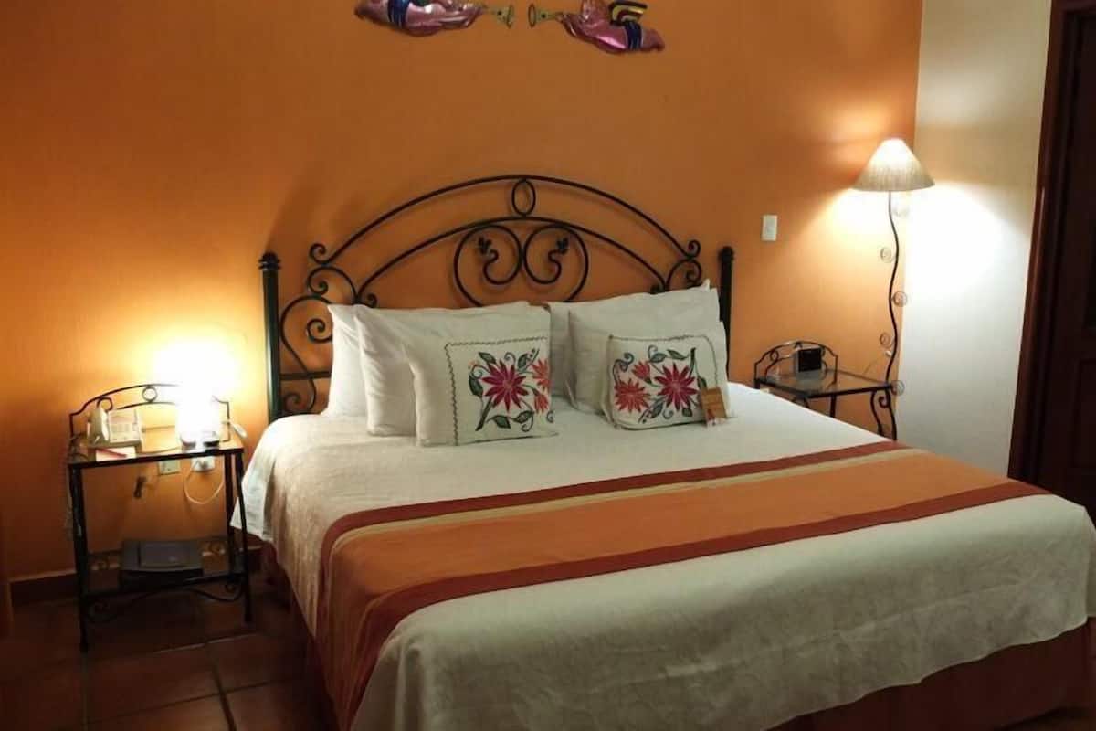 1 habitación y ropa de cama de alta calidad