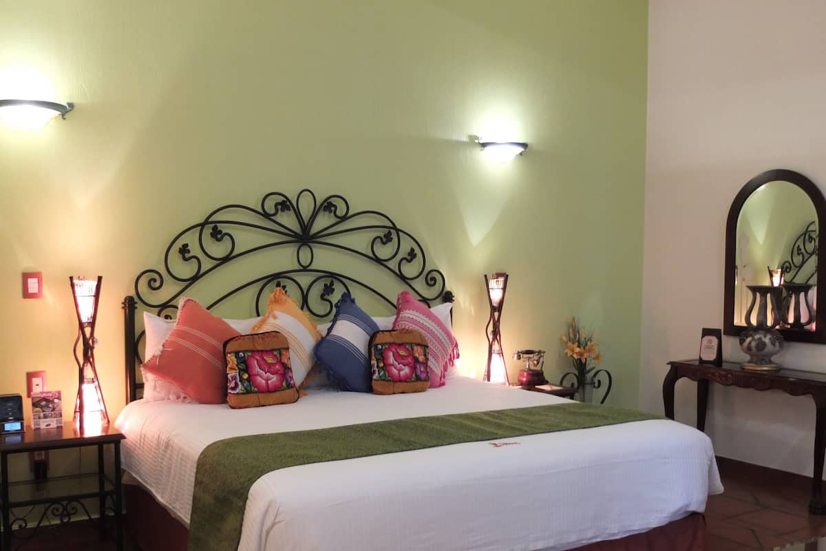 1 habitación y ropa de cama de alta calidad