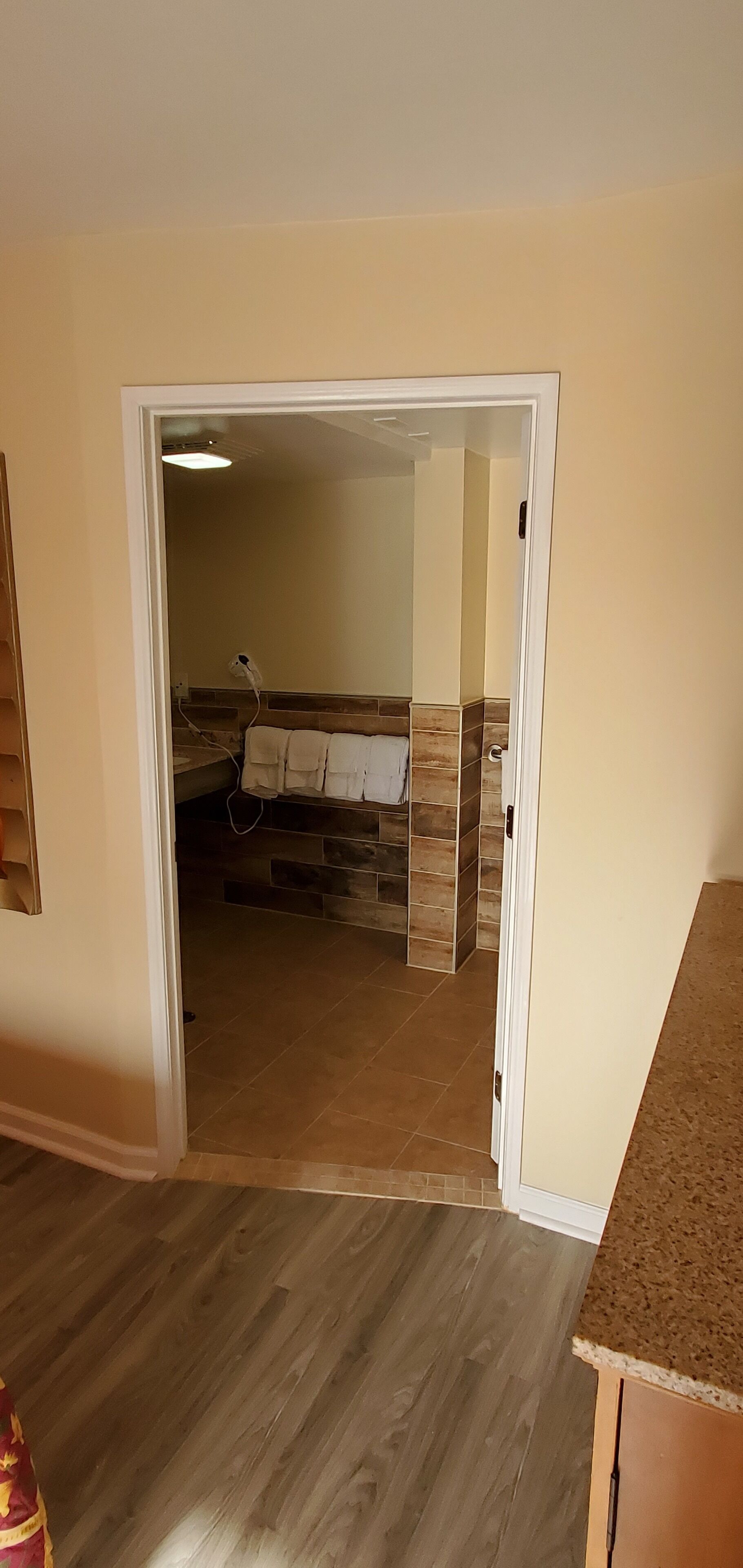 Basic Single Room, 1 Bedroom, Accessible | Accessible bathroom