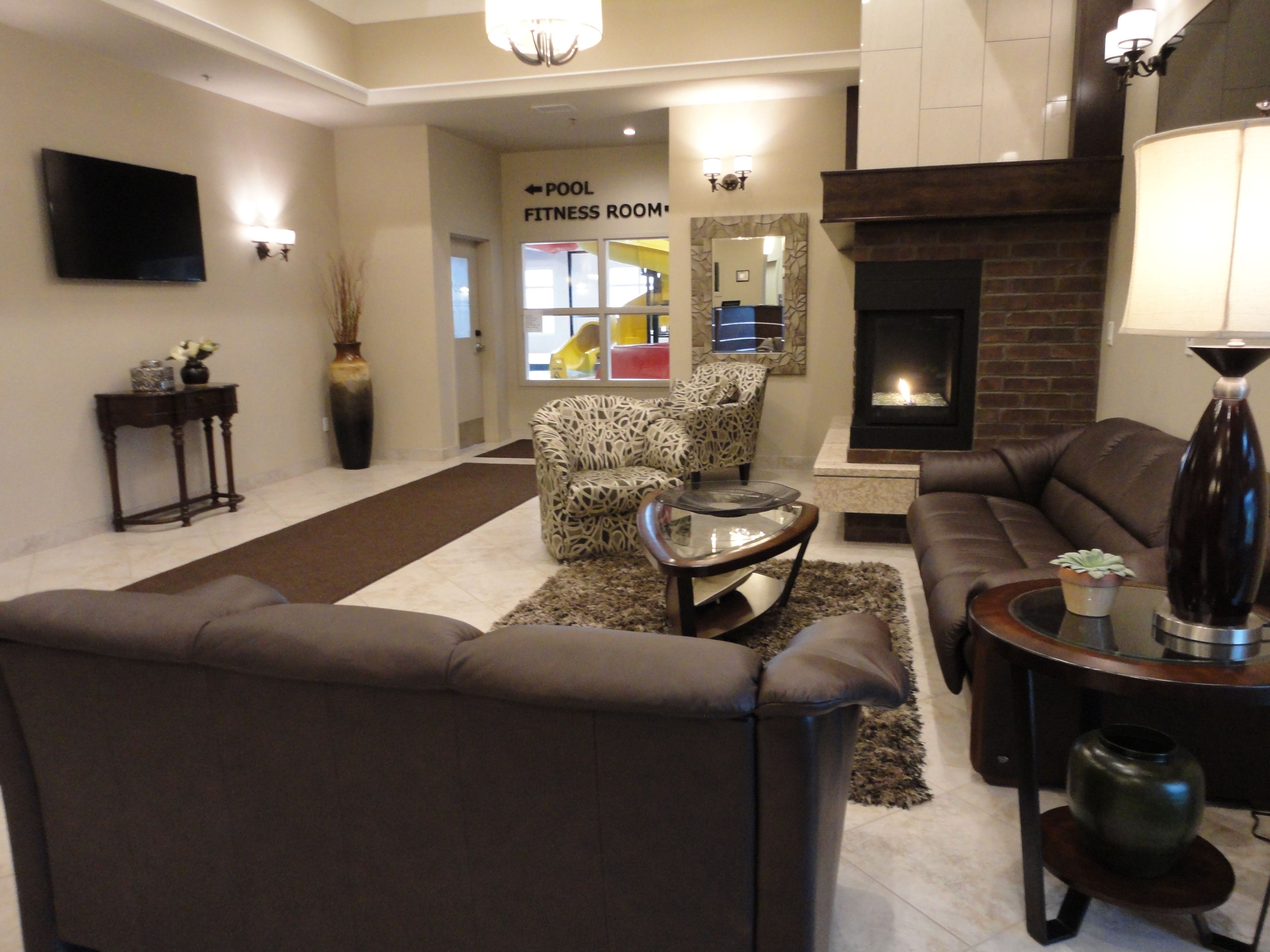 Sala de estar en el lobby