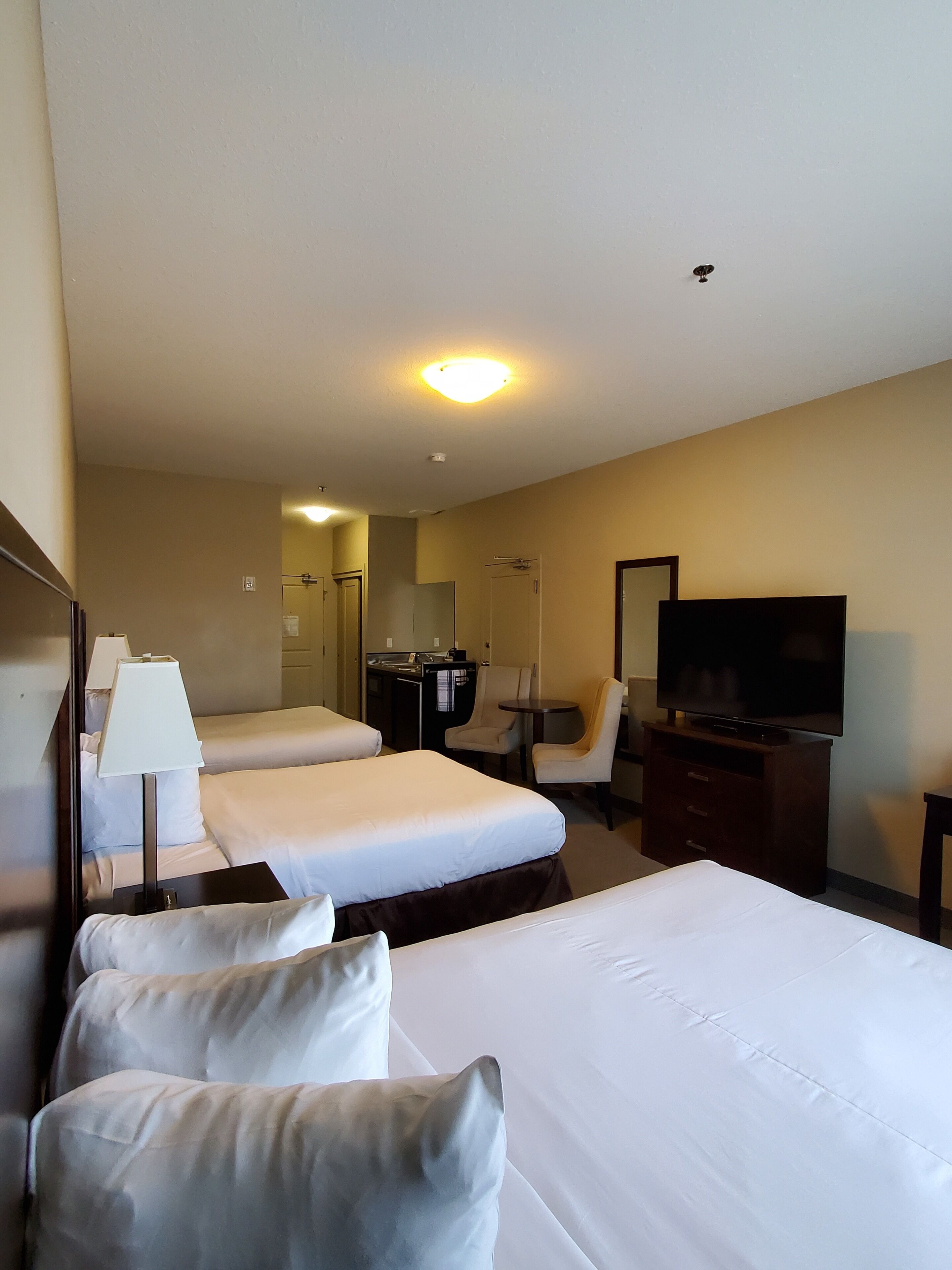 room, multiple beds, non smoking | desk, laptop workspace, iron/ironing board, free wifi