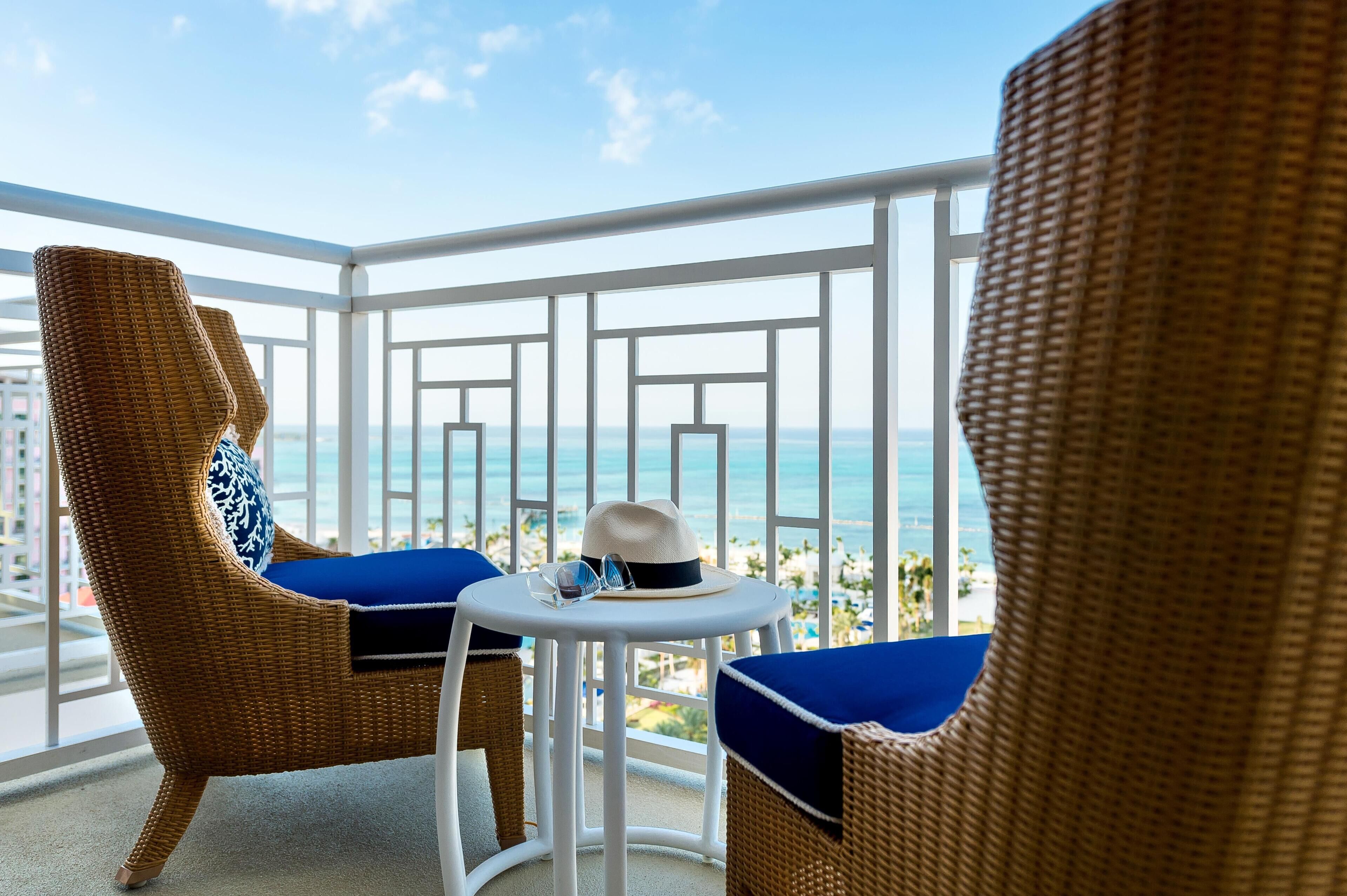 Chambre, 1 très grand lit, balcon, vue sur l’océan | 1 chambre, literie hypoallergénique