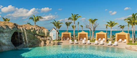 8 outdoor pools, cabanas (surcharge), pool umbrellas