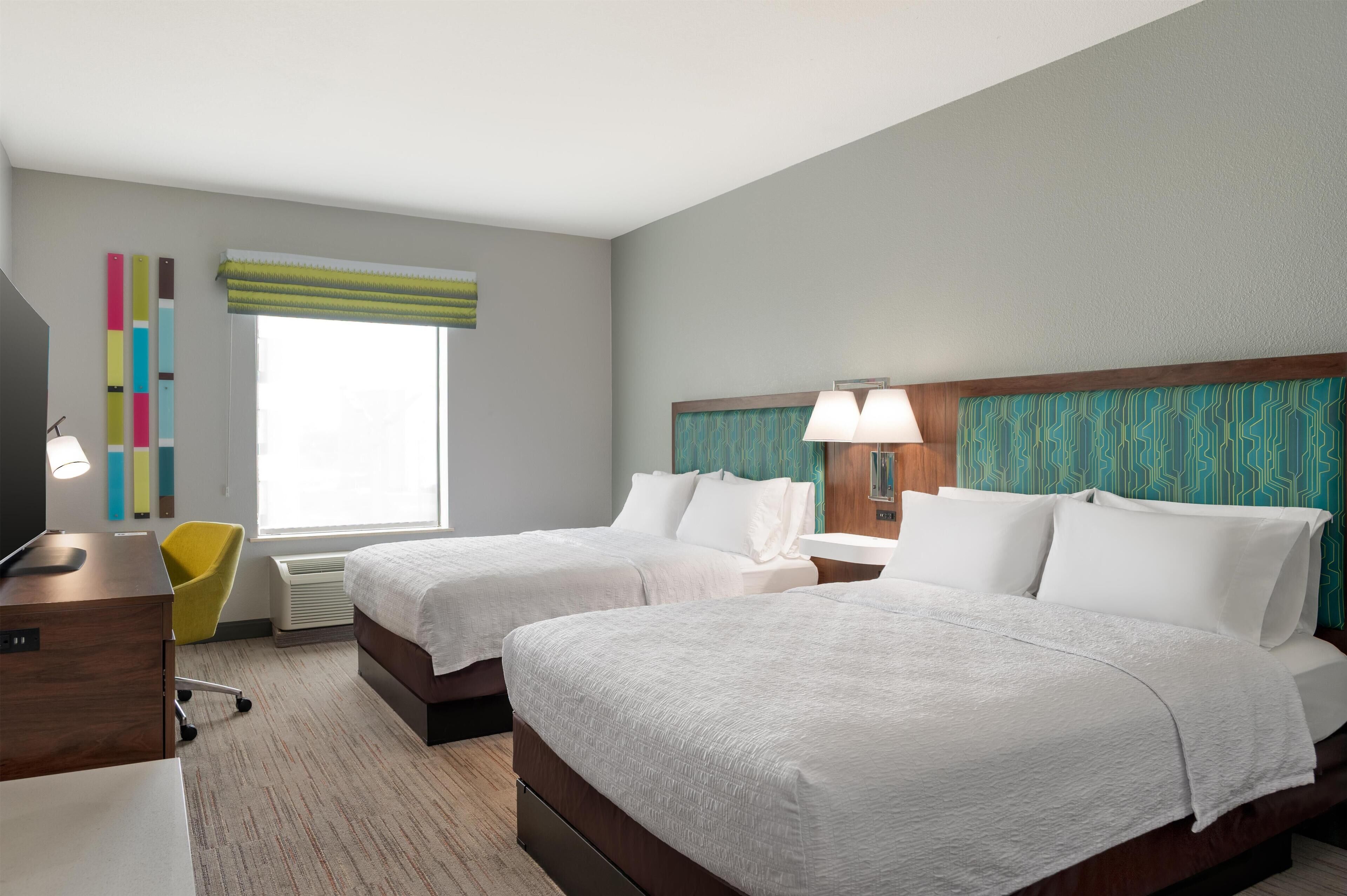 Quarto, 2 camas Queen | Vista do quarto