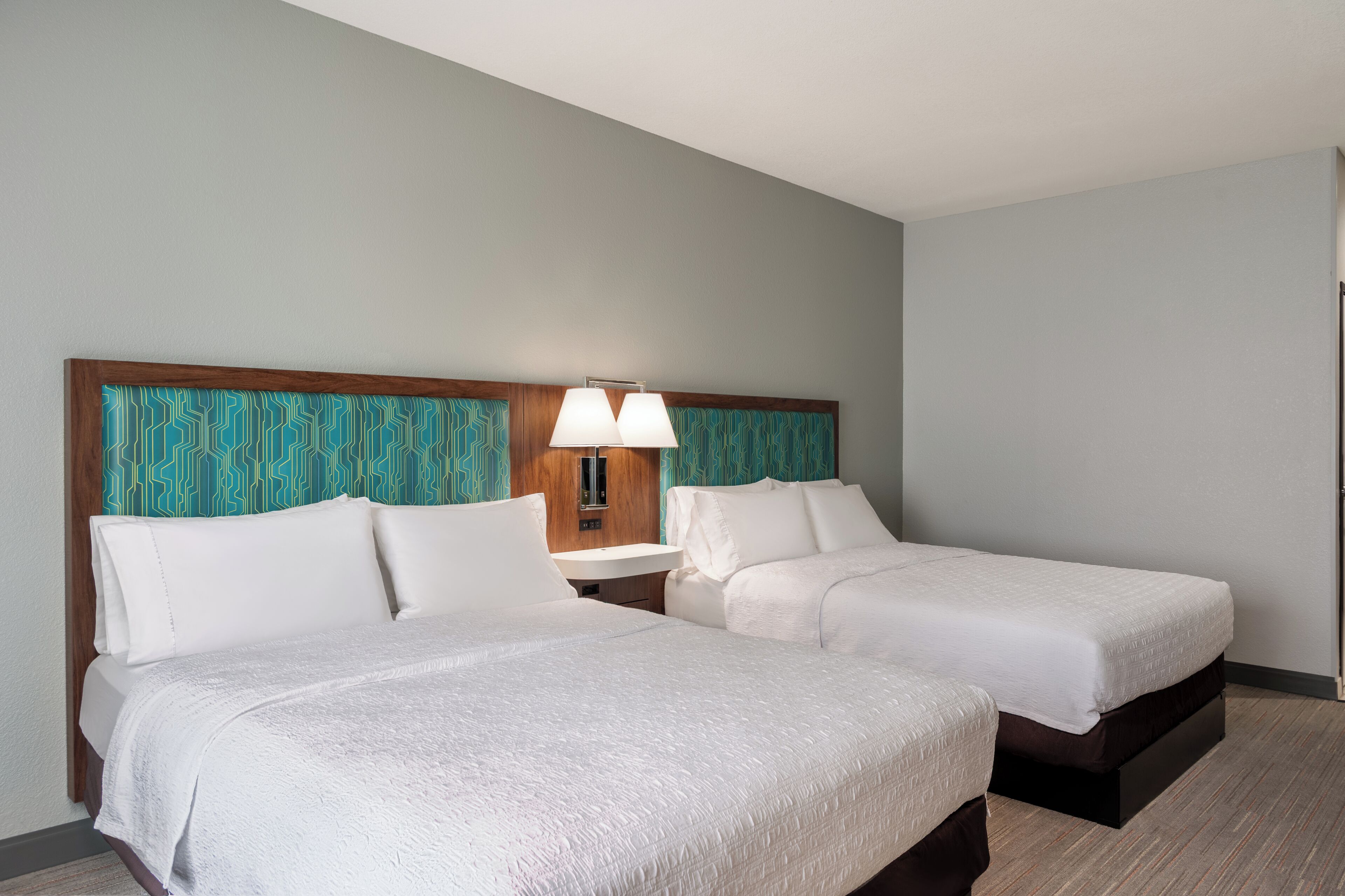 Room, 2 Queen Beds | In-room safe, blackout drapes, free WiFi, bed sheets