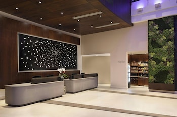 Reception area at Residence Inn Los Angeles L.A. LIVE