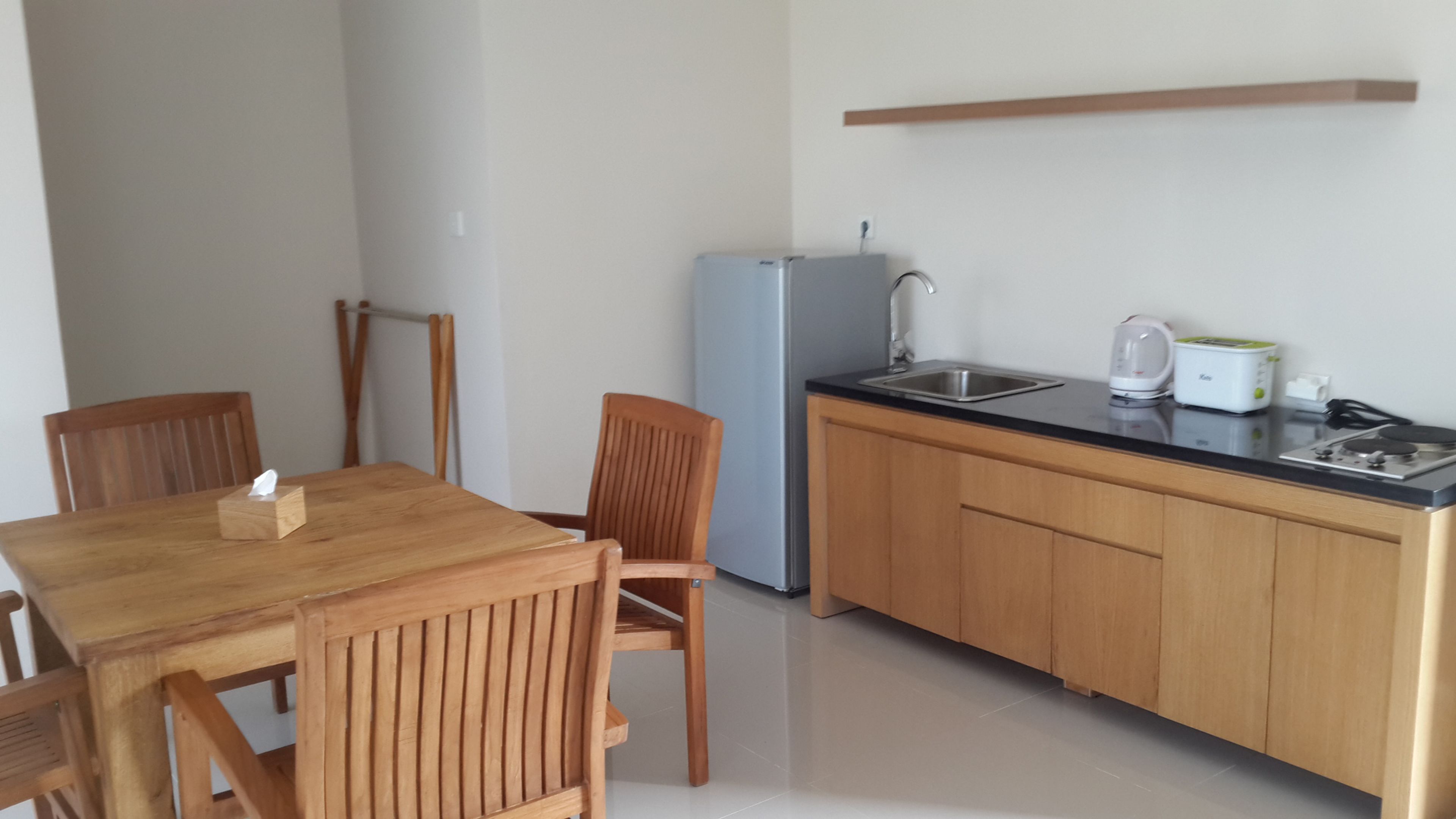 villa, 2 bedrooms, private pool | private kitchen | electric kettle