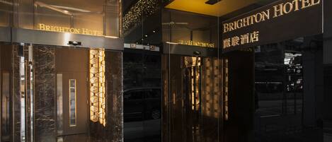 Front of property - evening/night