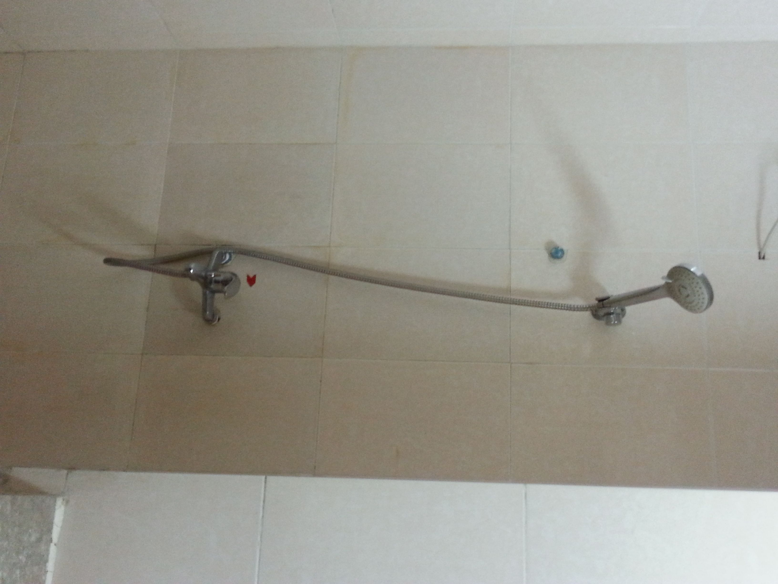 superior triple room, 3 single beds, balcony, city view | bathroom shower