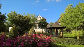 Façana frontal de l'allotjament