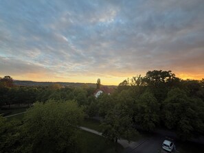Uitzicht vanuit de kamer