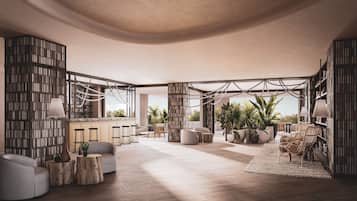 2 bars, lounge dans le hall, bar Ă cocktails