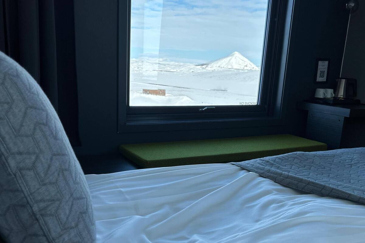 desk, blackout curtains, soundproofing, iron/ironing board