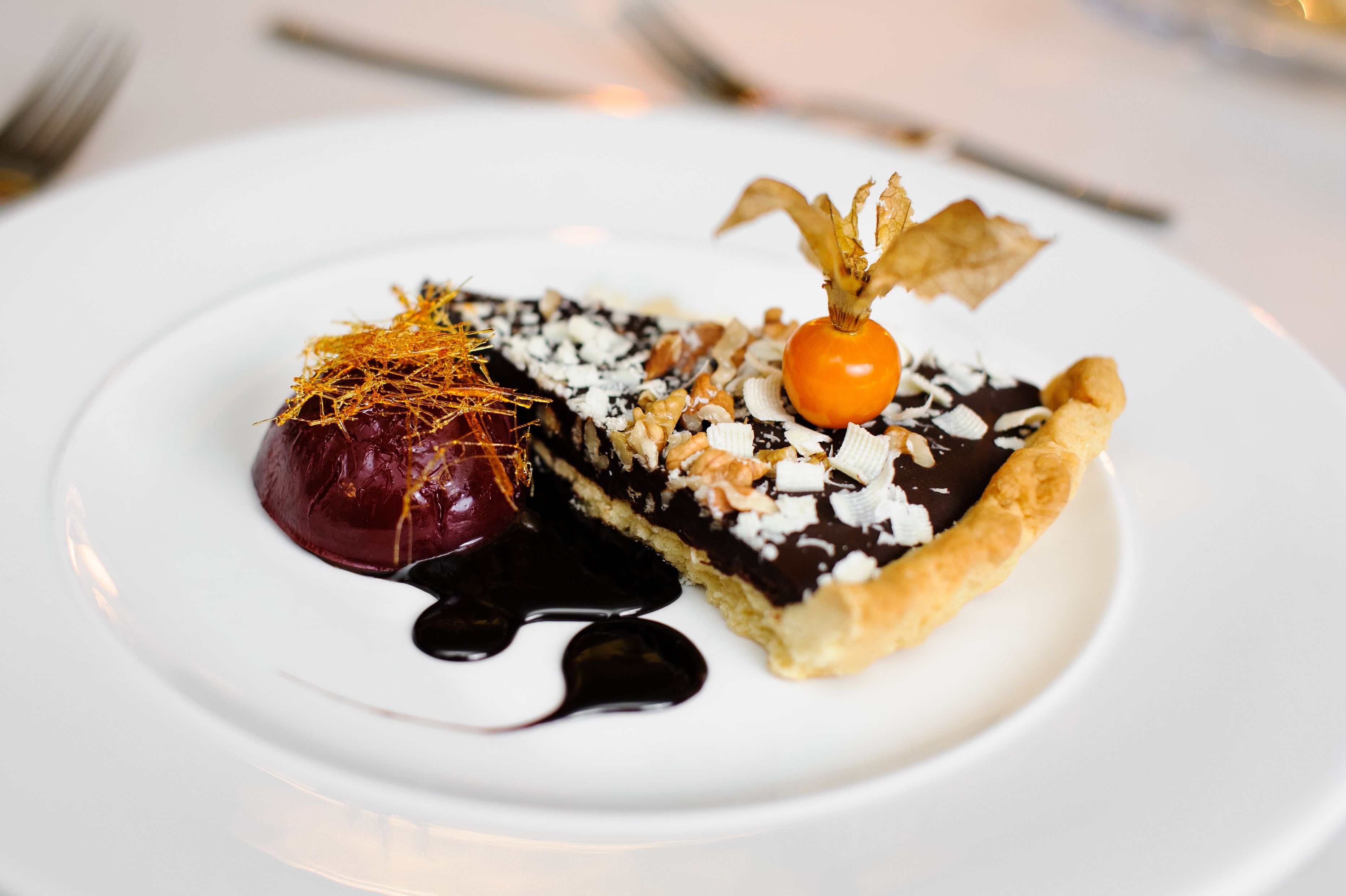 breakfast, lunch served; modern european cuisine, al fresco dining